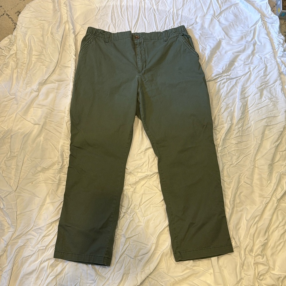Old Navy Green Ankle Cropped Pants